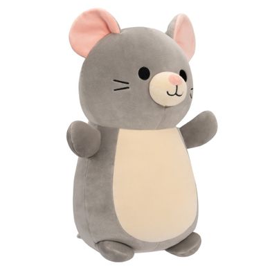 Squishmallows, Hugmee, Misty - Grey Mouse, jucarie de plus, 40 cm