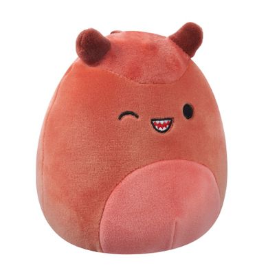 Squishmallows, Little Plush, Armando Warm Red Carnotaurus, jucarie de plus, 13 cm