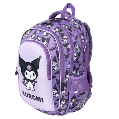 St.Majewski, Kuromi, rucsac pentru scoala, cu 4 compartimente, Violet