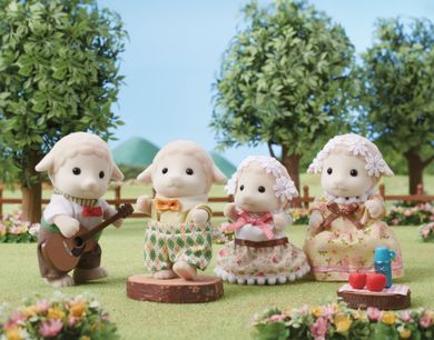 Sylvanian Families, Familia de oite, set de figurine, 5619