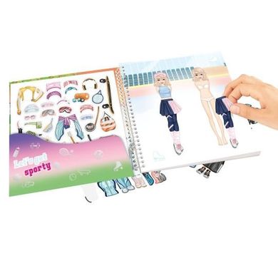 Top Model, Dress Me Up, Sports, set creativ cu stickere