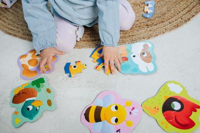 Trefl, Baby Progressive, Animale, puzzle, 2, 3, 4, 5 si 6 piese