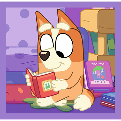 Trefl, Bluey, puzzle 3in1
