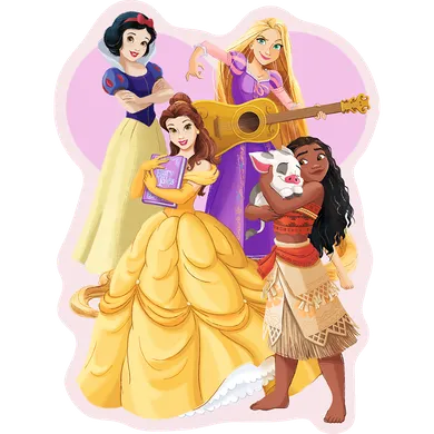 Trefl, Disney Princess, puzzle din lemn, 50 piese
