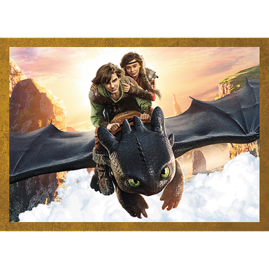 Trefl, How To Train Your Dragon, puzzle 4in1