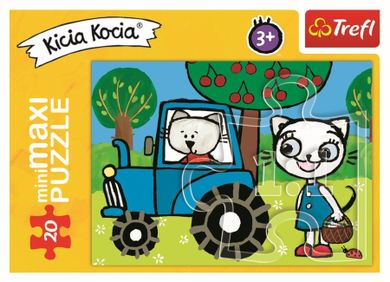Trefl, In lumea pisicutelor, puzzle mini maxi, 20 elemente, 1 buc.
