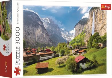 Trefl, Lauterbrunnen, Elvetia, puzzle, 3000 piese