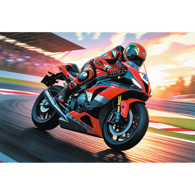 Trefl, Motorcycle, puzzle, 100 piese