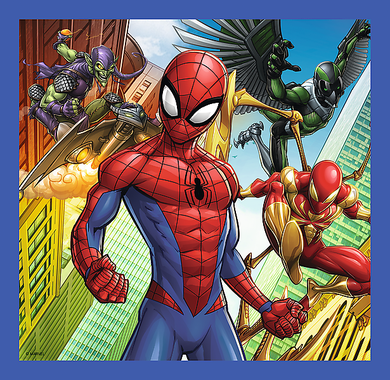 Trefl, Spider-Man, Forta paianjenului, puzzle 3in1, 106 piese