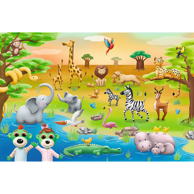 Trefl, Trefliks, Babies and the Bear, puzzle maxi, 24 piese