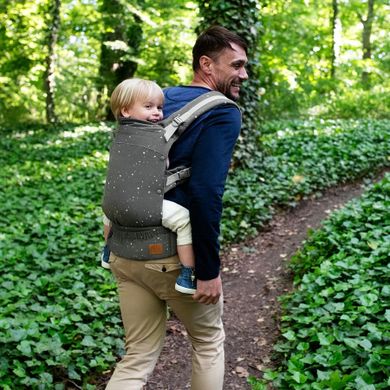 Kinderkraft, Huggy, marsupiu ergonomic, gri