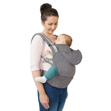 Kinderkraft, Huggy, marsupiu ergonomic, gri