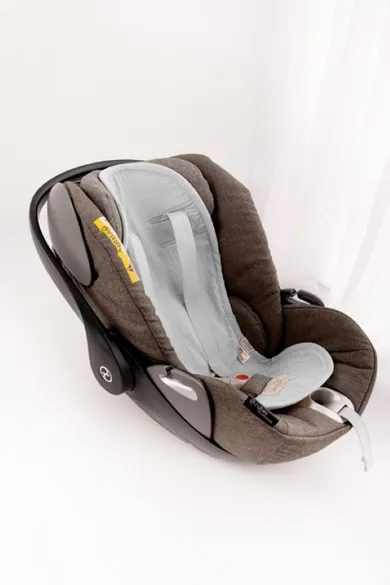 BabyMatex, Paddi, Muslin, insertie de reducere a presiunii pentru scaun auto, gri