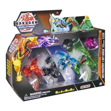 Bakugan Evolutions, Neo Pegatrix & Sky Horse, set de figurine