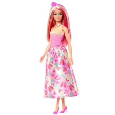 Barbie, papusa Printesa, costum roz