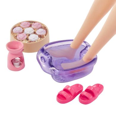 Barbie, SPA, set cu papusa si accesorii