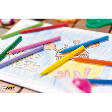 Bic, Kids, Plastidecor, creioane cerate, 18 culori
