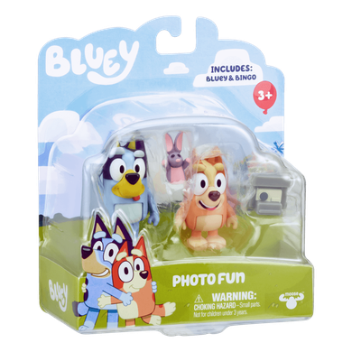 Bluey, Joaca de-a fotograful, set cu figurine, 2 buc.
