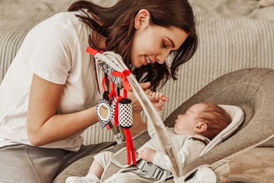 Canpol babies, Sensory Toys, spirala interactiva, rosu-negru