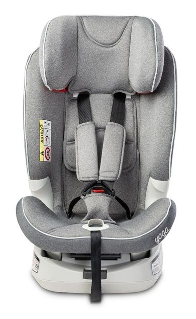 Caretero, Yoga, scaun auto, 0-25 kg, gri