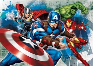 Clementoni, Progressive Super Color, The Avengers, puzzle 4in1, 360 piese
