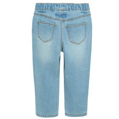 Cool Club, Blugi pentru fete, tip mom fit, denim, imprimeu pisici