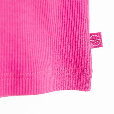 Cool Club, Bluza cu bretele, din tricot striat, roz