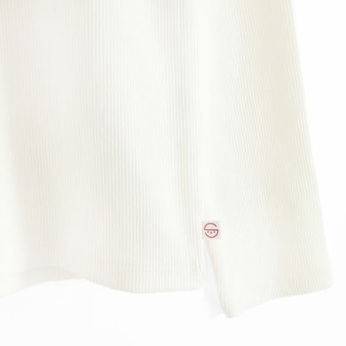 Cool Club, Bluza cu maneca lunga pentru fete, din tricot striat, ecru