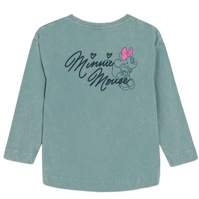 Cool Club, Bluza cu maneca lunga pentru fete, turcoaz, imprimeu Minnie Mouse