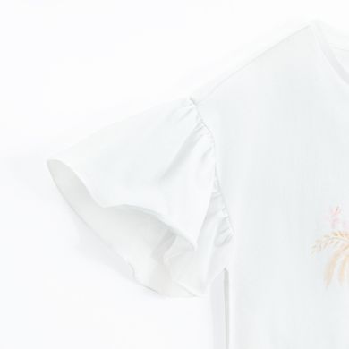 Cool Club, Bluza cu maneca scurta pentru fete, alb