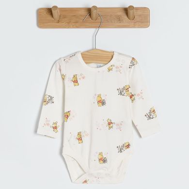 Cool Club, Body cu maneca lunga pentru fete, mix, imprimeu Winnie the Pooh, set, 3 buc.