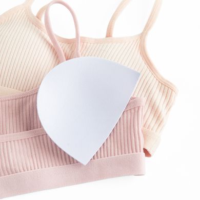 Cool Club, Bustiera sport pentru fete, din tricot striat, mix, set, 2 buc.