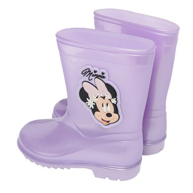 Cool Club, Cizme de cauciuc pentru fete, violet, imprimeu Minnie Mouse