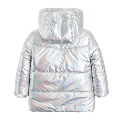 Cool Club, Geaca holografica argintie cu gluga pentru fete