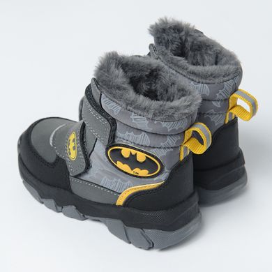 Cool Club, Ghete de iarna pentru baieti, gri, imprimeu Batman
