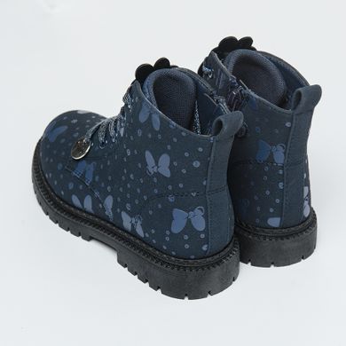 Cool Club, Ghete pentru fete, bleumarin, brant din piele, imprimeu Minnie Mouse