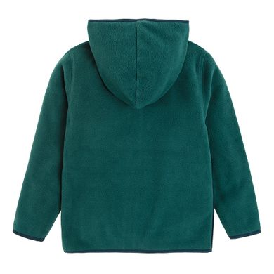 Cool Club, Hanorac polar cu gluga si fermoar pentru baieti, bleumarin-verde