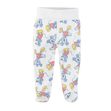 Cool Club, Pantaloni cu botosei pentru baieti, mix de culori, imprimeu Mickey Mouse, set 2 buc.