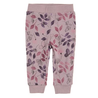 Cool Club, Pantaloni pentru fete, alb, violet, imprimeu flori, set 3 buc.