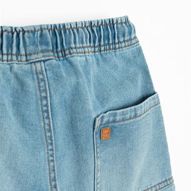 Cool Club, Pantaloni scurti de blugi pentru baieti, loose fit, albastru