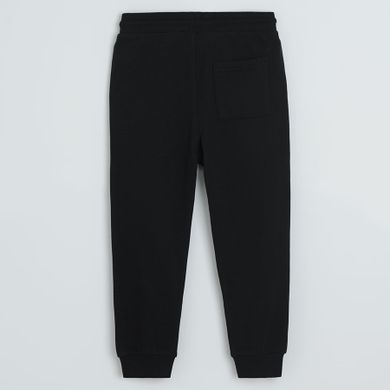 Cool Club, Pantaloni trening pentru baieti, negru, imprimeu Minecraft