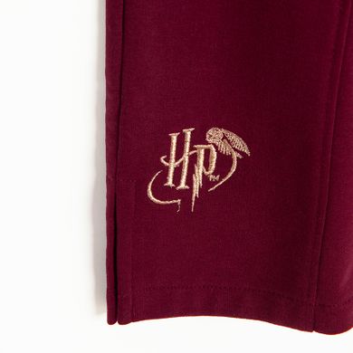 Cool Club, Pantaloni trening pentru fete, culotte, claret, imprimeu Harry Potter