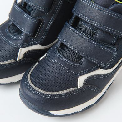 Cool Club, Pantofi sport pentru baieti, parfumati, gri, brant din piele, talpa Bio-Flex
