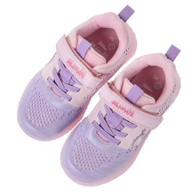 Cool Club, Pantofi sport pentru fete, roz, cu lumini led, imprimeu Minnie Mouse