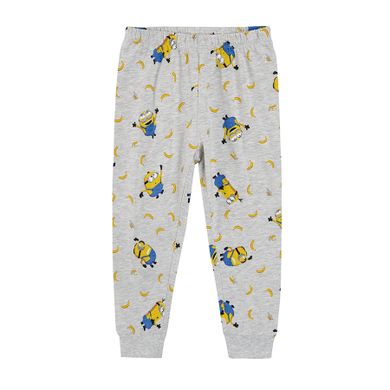 Cool Club, Pijama baieti, gri si galben, Minions