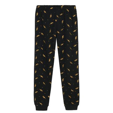 Cool Club, Pijama pentru fete, alb-negru, imprimeu Harry Potter