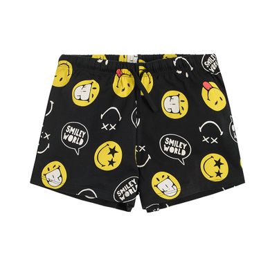 Cool Club, Pijama pentru fete, alb-negru, Smiley World