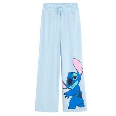 Cool Club, Pijama pentru fete, albastru, imprimeu Lilo si Stitch