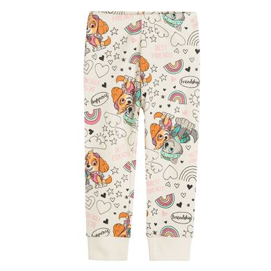 Cool Club, Pijama pentru fete, ecru, imprimeu Paw Patrol