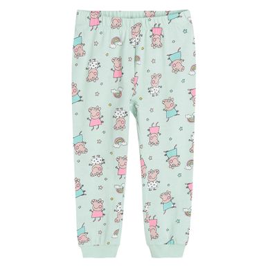 Cool Club, Pijama pentru fete, menta verde, imprimeu Peppa Pig